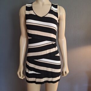 White House Black Market Striped Sleeveless Top